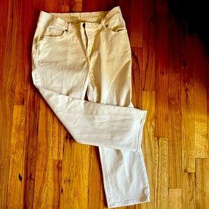 Hatch denim, cream color jeans, size 29